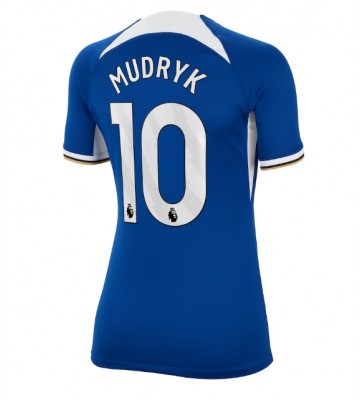 Chelsea Mykhailo Mudryk #10 Replika Hjemmebanetrøje Dame 2023-24 Kortærmet